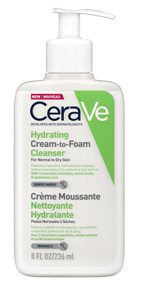 Cream-to-foam Cleanser