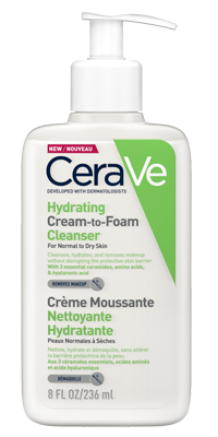 Cream-to-foam Cleanser